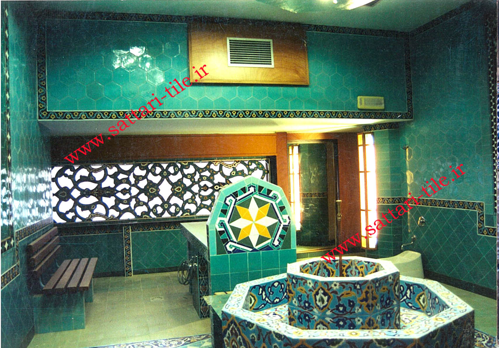 کاشی سنتی هفت رنگ